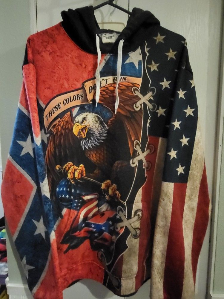 Patriotic Eagle Hoodie