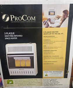 Gas wall heater.