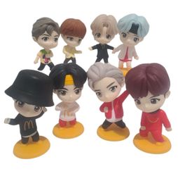 FULL Set Of 7 BTS Tiny Tan Encore Ed McDonald's Happy Meal Toy 2025 8-14 NEW