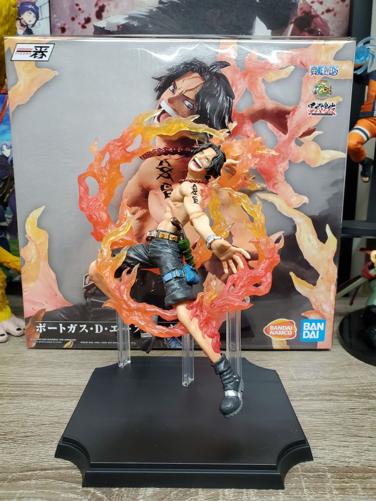 Japanese anime one piece Ace figure 8.5 inches