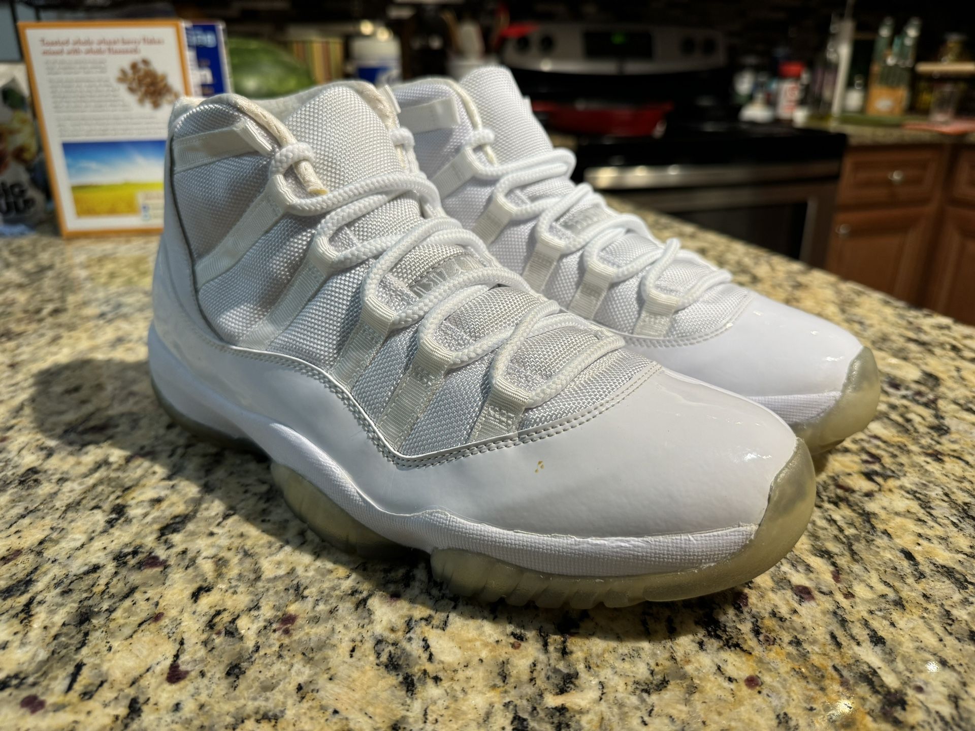 Size 12 - Air Jordan 11 Retro Silver Anniversary Used Excellent Condition