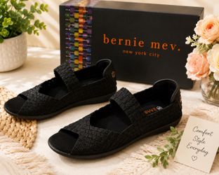 Bernie Mev. New York City Woven Ballet Flats – Size EU 39 (Fits US Women’s 8–8.5)