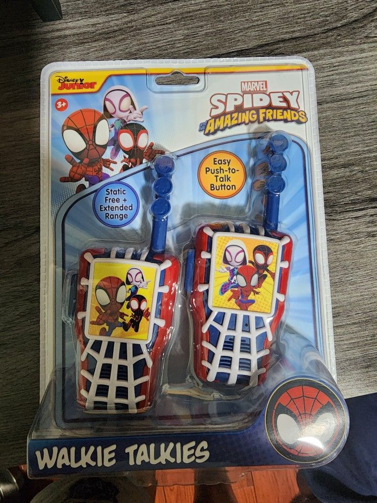 eKids Spidey and His Amazing Friends Toy Walkie Talkies for Kids