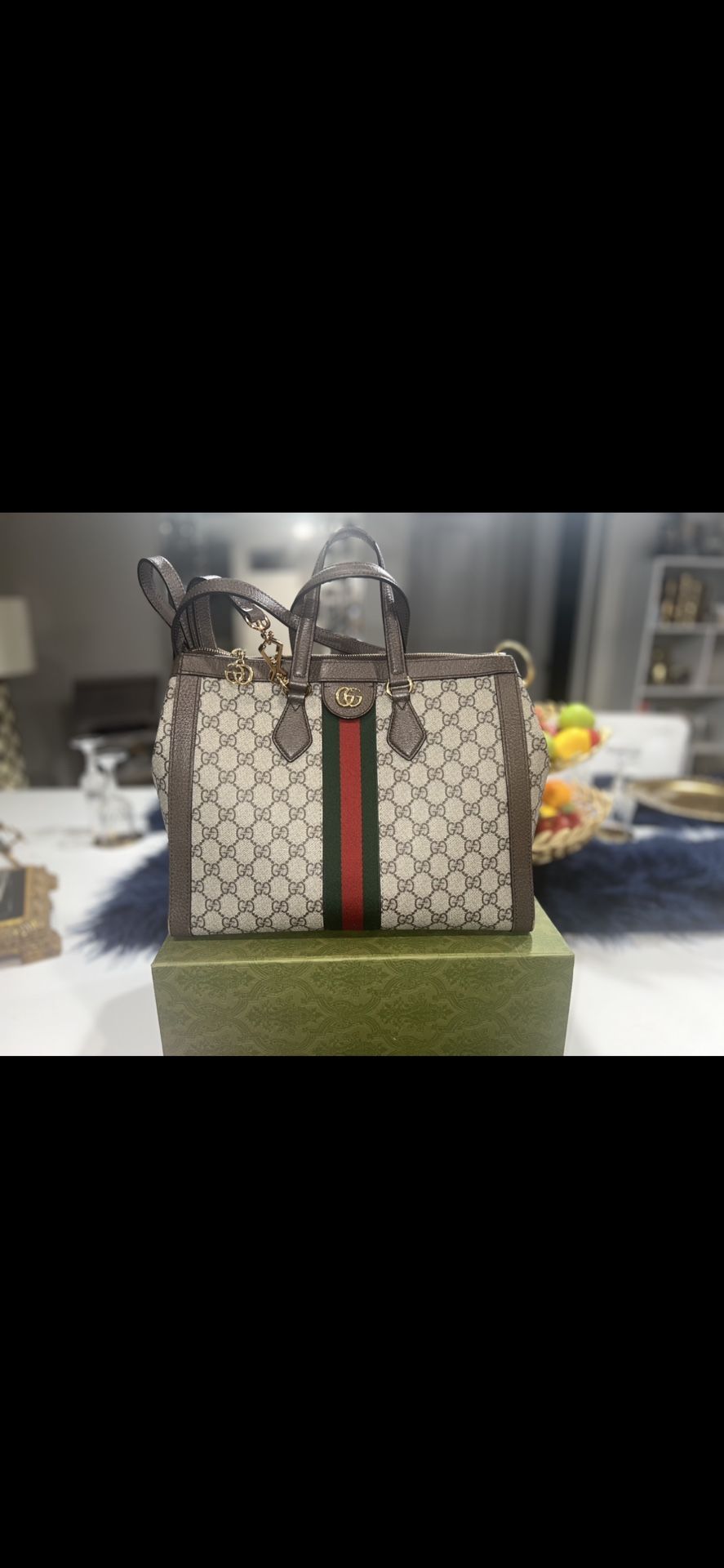 Authentic Gucci Ophidia Medium Tote