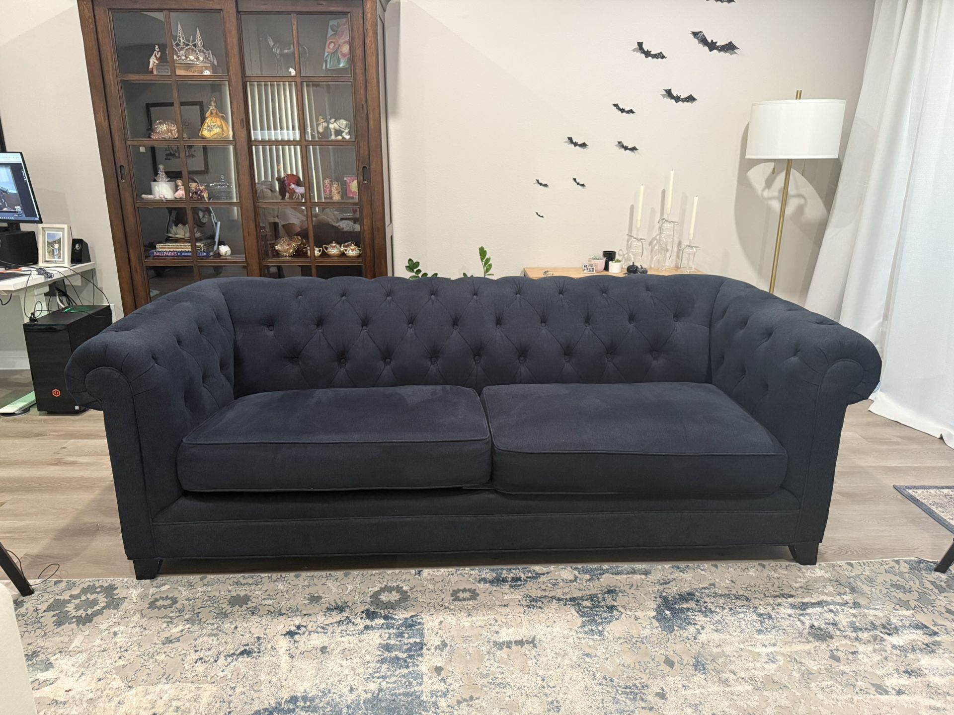 Blue couch