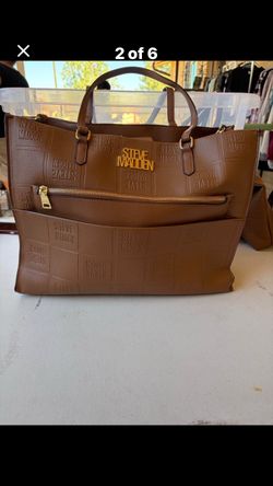 Steve Madden brown tote and crossbody set