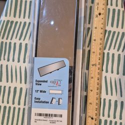 New Car Vehicle Expanded Rear View Mirror Universal Panoramic 12-Inch RearView Safe Safety Auto