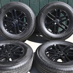 Oem Factory 18" Toyota Tundra Platinum Sport Off-road TRD Limited Black Tires Wheels Rims Rines