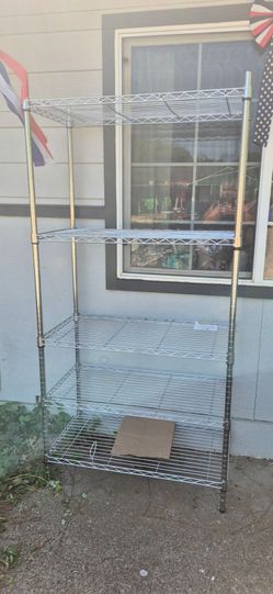 Metal shelf
