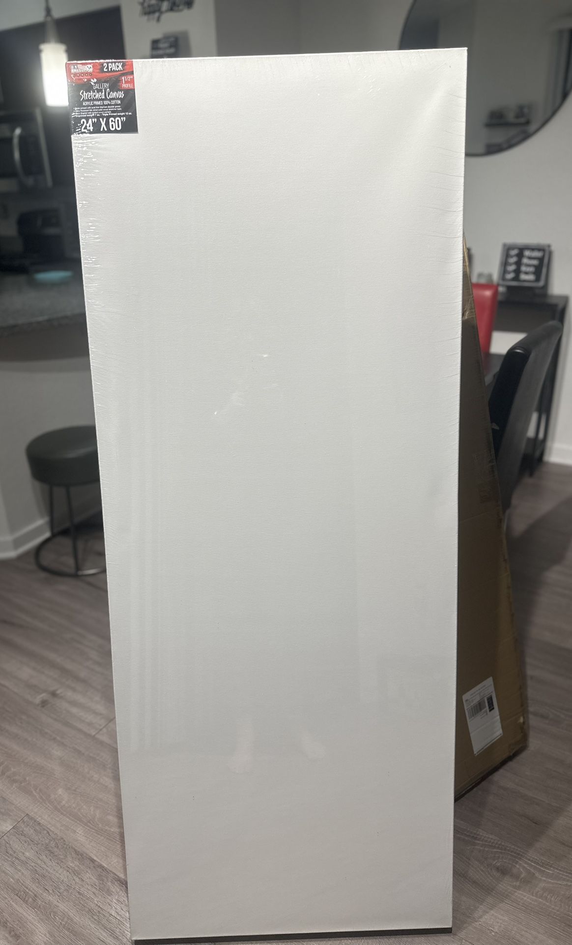 2 Pack - 24x60 Blank Canvas