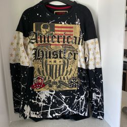T-Shirt Smith & Graham Long Sleeve American Hustler