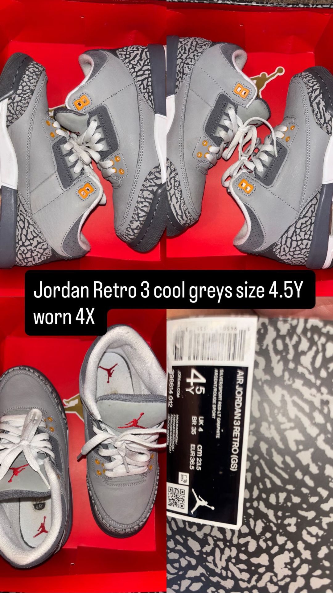 Jordan Retro 3 GS