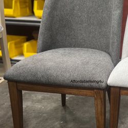 Dark Grey Dining Chairs Set Of 2 Brand New In Box 