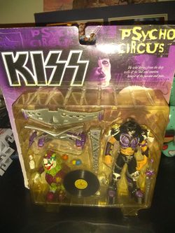 Brand New Mcfarlane Kiss Paul Stanley The Jester Psycho Circus Action Figure