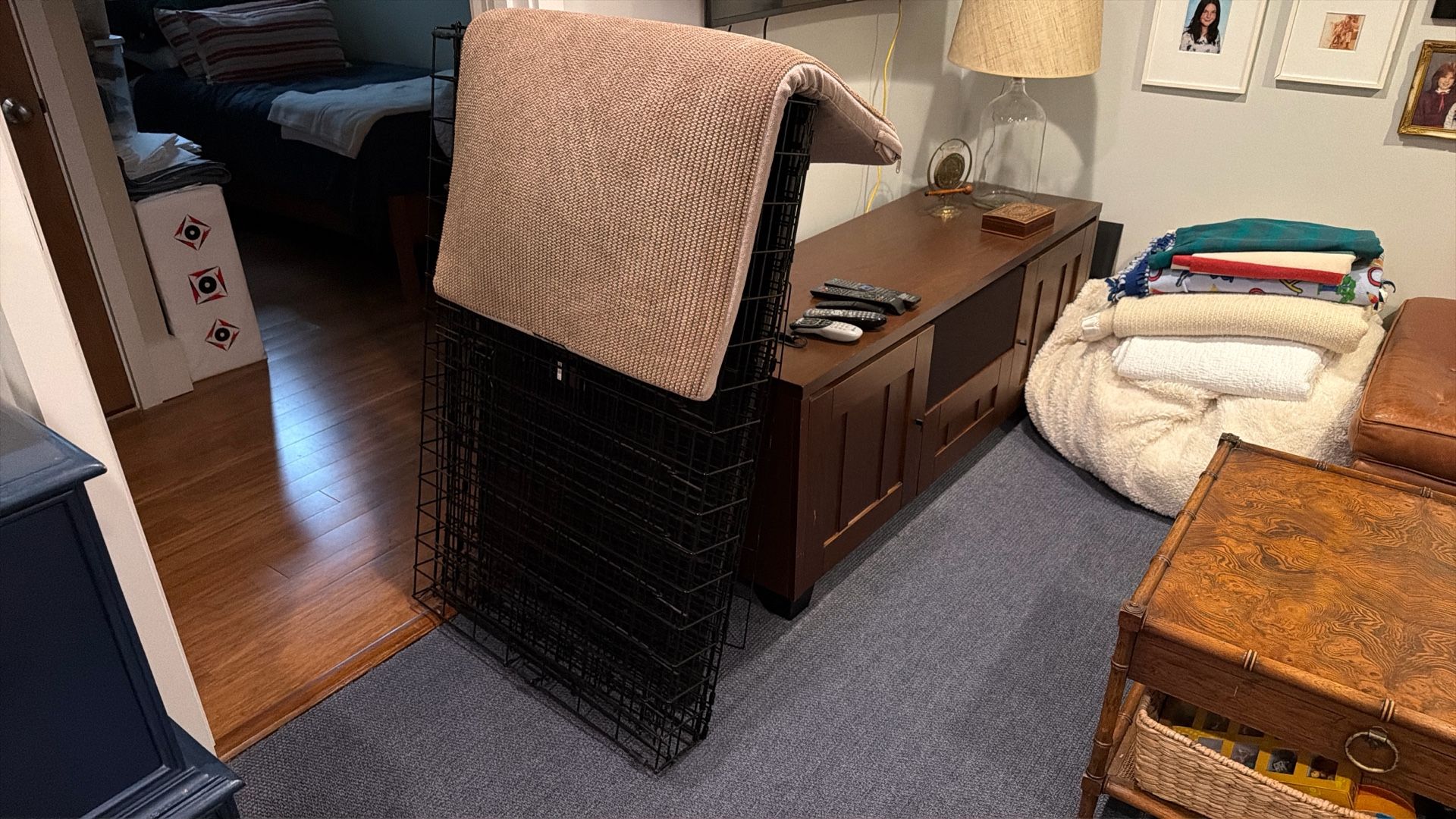 XL Dog Crate With Costco Memory Foam Pad