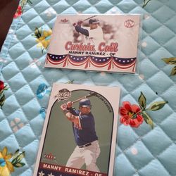 Manny Ramirez Boston Red Sox Baseball Cards Lot 