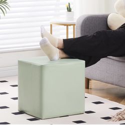 Footrest Stool Multifunctional Upholstered Ottoman Shoe Changing Stool Dressing Stool Coffee Table Suitable for Living Room Bedroom
