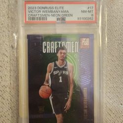 2023 Don Russell Elite Victor Wembanyama 27/75 PSA 8 $300