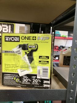 Ryobi 18v HP Brushless  1/2 Drill  (Tool-Only) $60