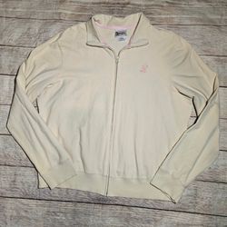 Walt Disney World mickey mouse beige zip up jacket XXL