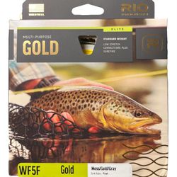 Rio Gold Elite WF5F Floating Fly Line, #5 Weight, Brand New In Sealed Box