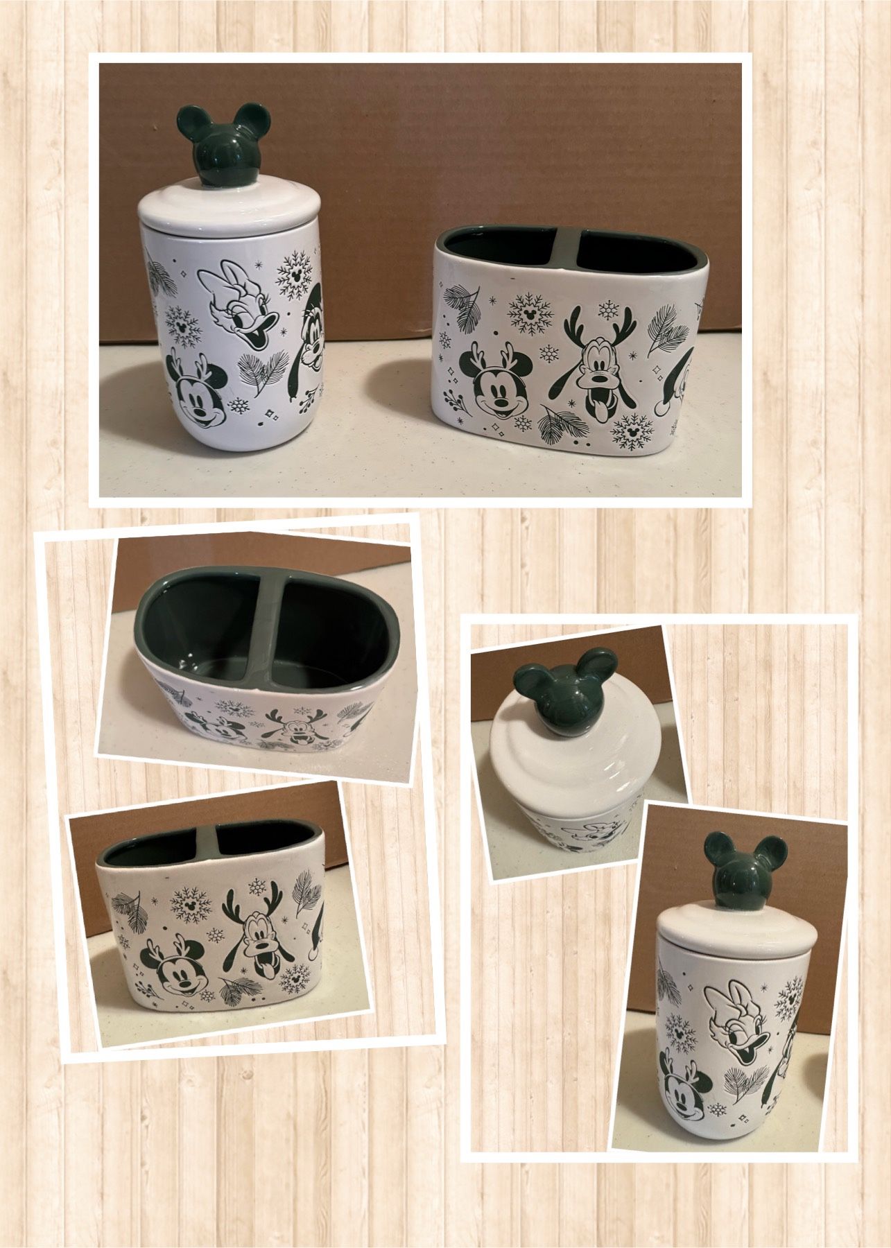 Disney 2pc Ceramic Bath Set