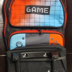 Unisex Gamer Rolling Backpack (Switch Design)