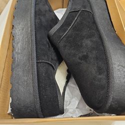 Black Slip Ons