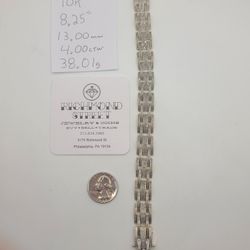 10k Gold Diamond Bracelet