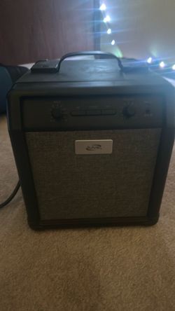 Mini fridge and speaker