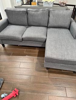 Gray Sectional Sofa – Living Room Set w/ Delivery