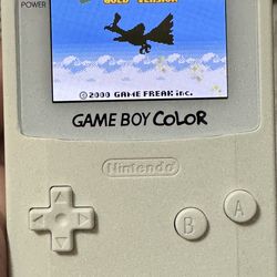 Game Boy Color IPS Screen USB-C Rechargeable CGB-001 Modified Clean Tested