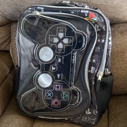 PlayStation Black Backpack Cute