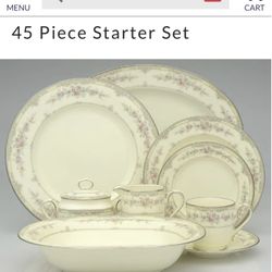 75 PIECE NORITAKE SHENANDOAH BONE CHINA SET