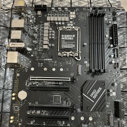 Intel Motherboard: MSI PRO B760 VC- Wifi DDR5 12/13/14th Gen  