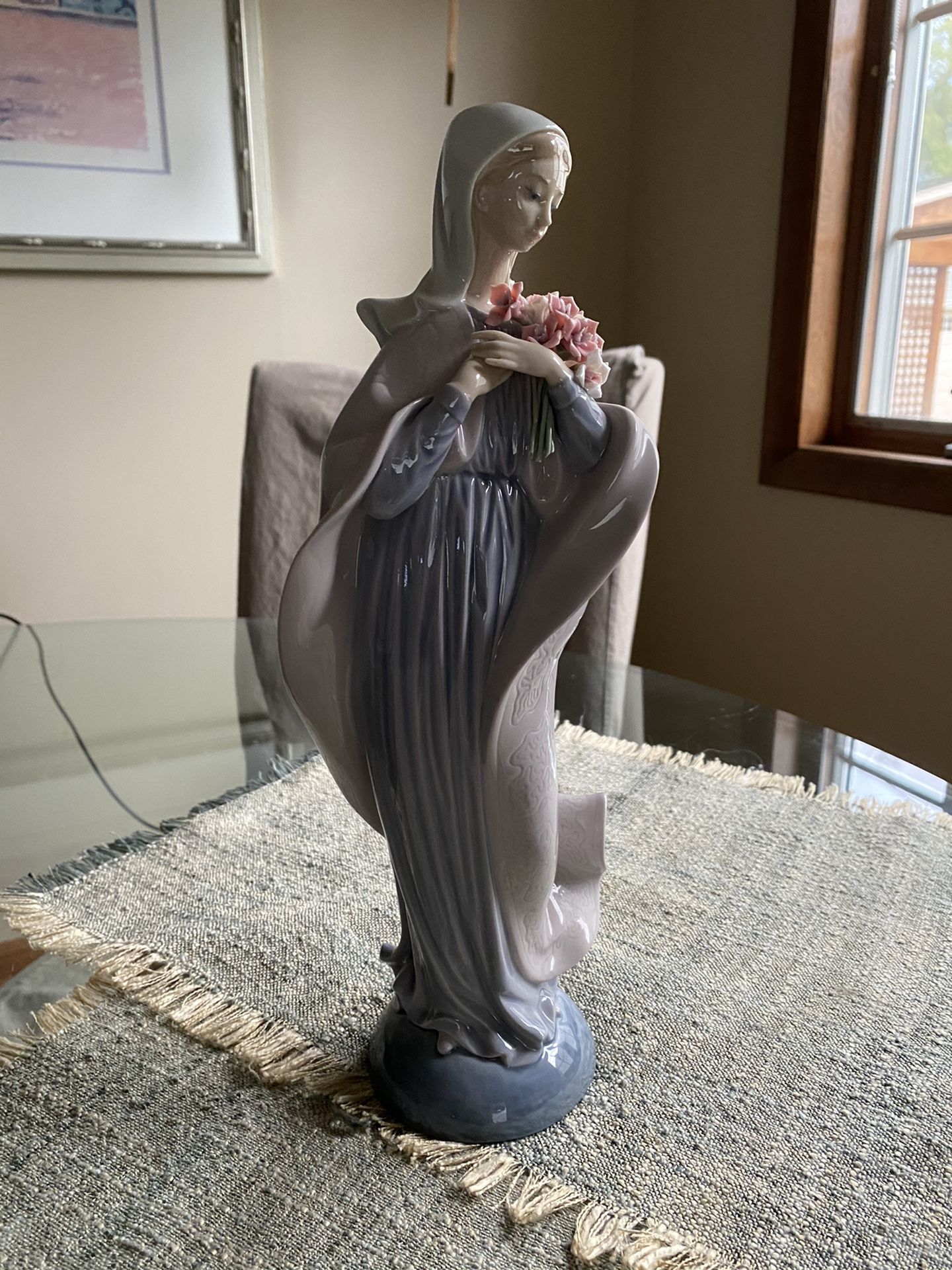 Lladro “Our Lady with Flowers” figurine