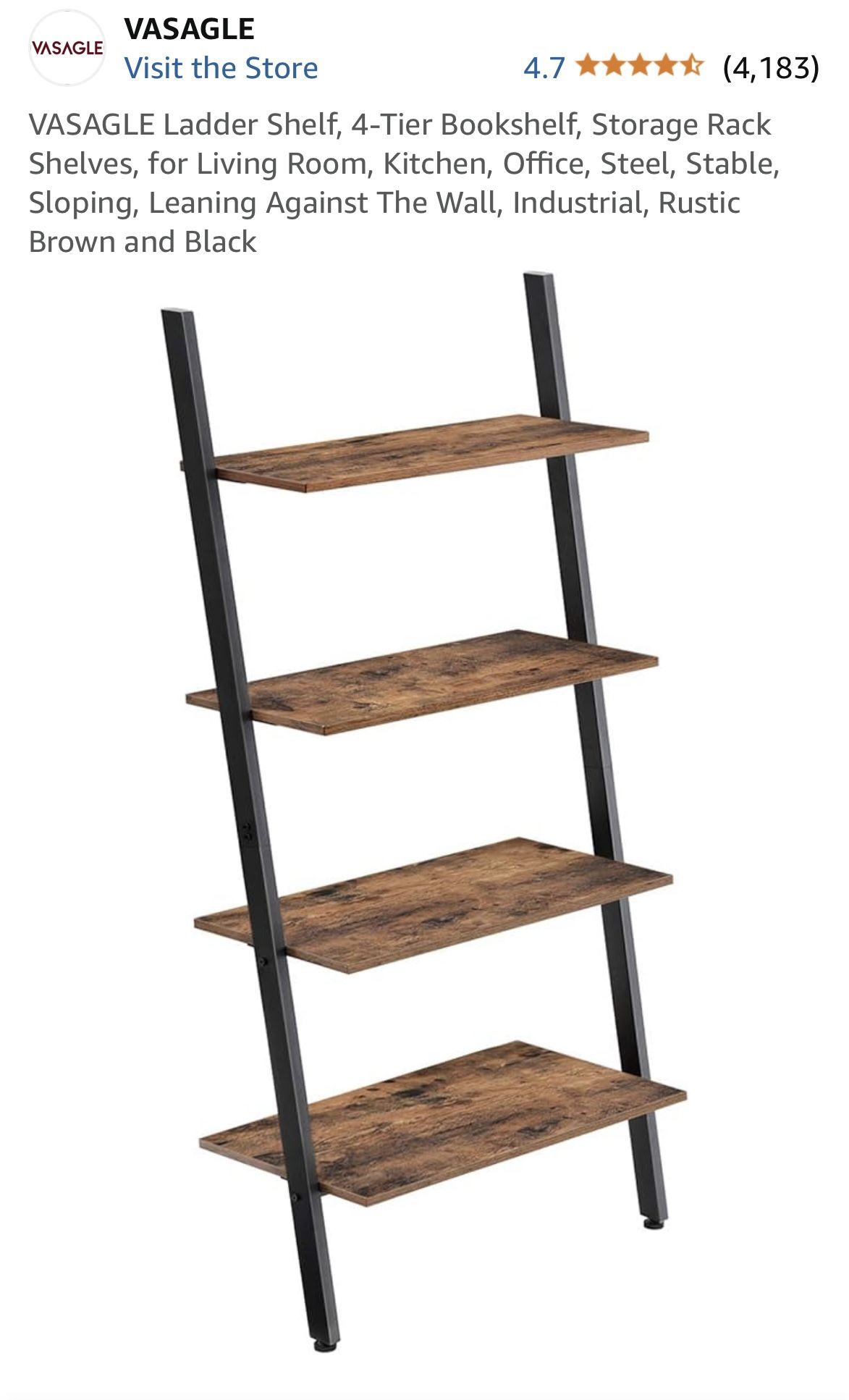 Ladder Shelf