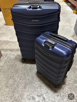 Samsonite Blue 22" 29" Amplitude 2-piece Hardside Set 
