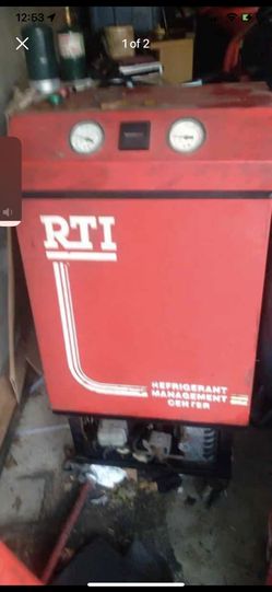 Automotive Air Conditioner Recharge System ! Works Perfect! Great For A Shop!!