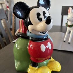Mickey Mouse Cookie Jar.  Disney Brand.  