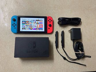 Nintendo Switch V2 Mod with 125 SWITCH GAMES and 7500 RETRO GAMES