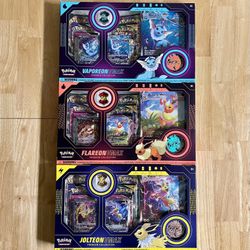 Pokemon Vmax Premium Collection Eeveelution Vaporeon Flareon Jolteon