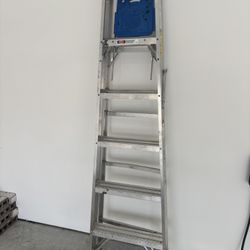 Werner 6ft Aluminum Ladder – 250 lb Capacity