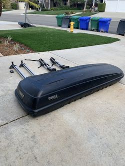 Heavy Duty Thule Mountaineer XL Cargo Box With Roof Racks for Sale in La Costa CA OfferUp