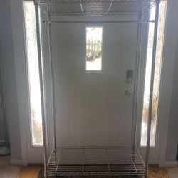 Adjustable Double Hanging Rolling Closet Organizer