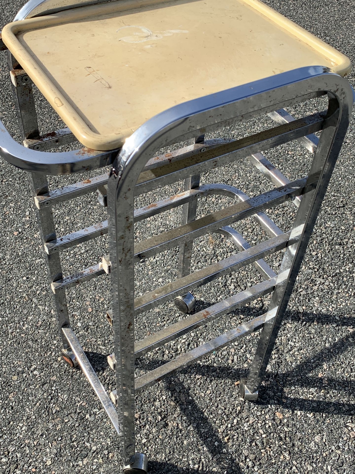 Metal Tray Cart
