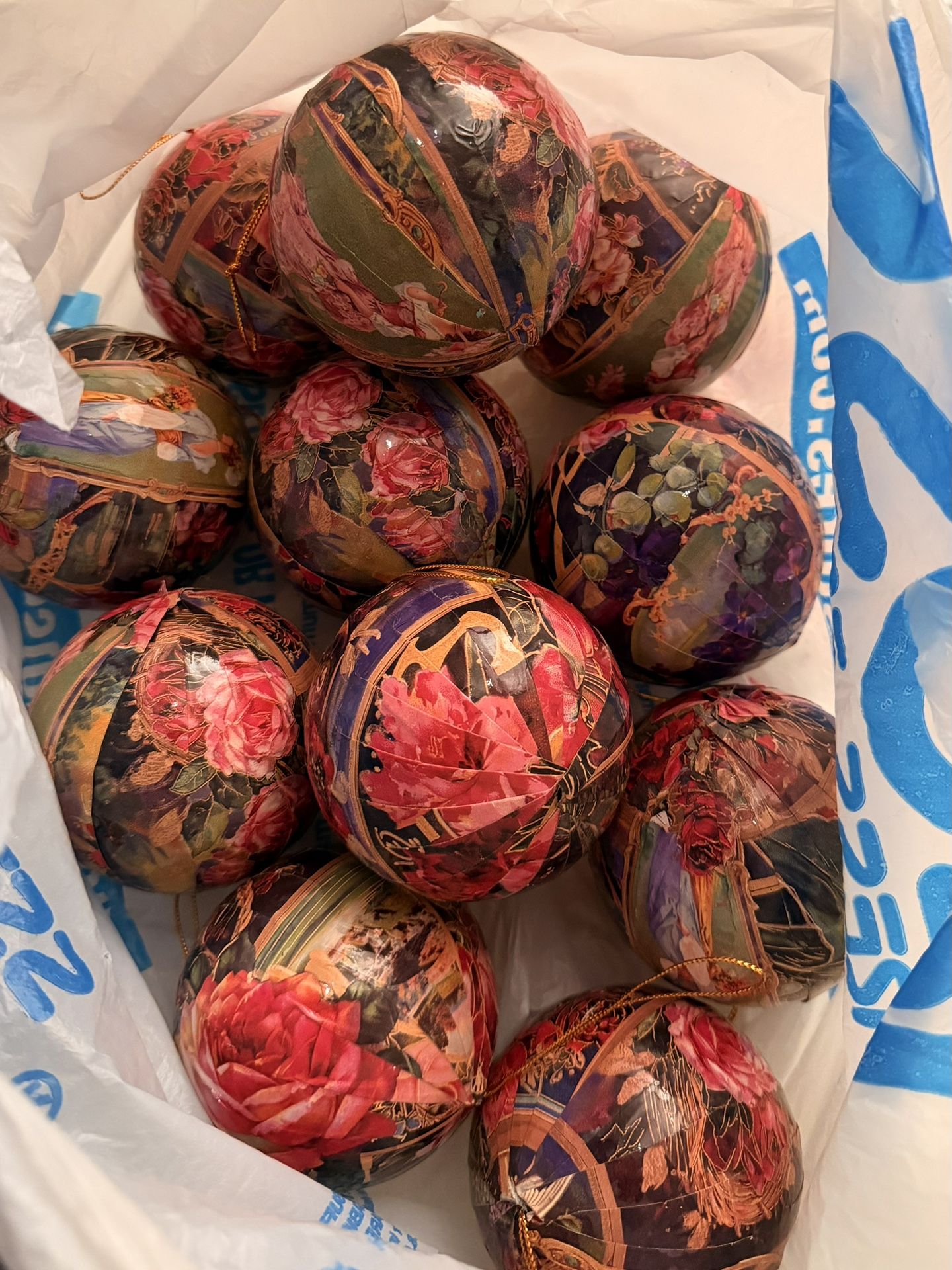 Victorian Paper, Mâché Ornaments