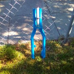 Blue Bike Fork 
