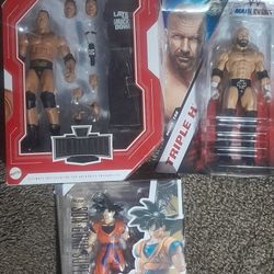 The Rock, Triple H & Goku