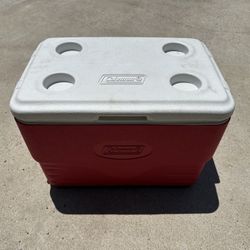 Coleman 36 Quart Red Cooler